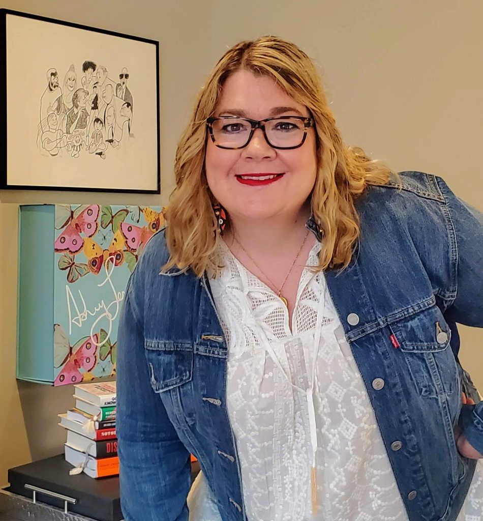 Kirsten Voege, owner & founder at Kirated Communications. As a consultant Kirsten often WFH in her role as a fractional Chief Marketing Officer, or CMO for hire.